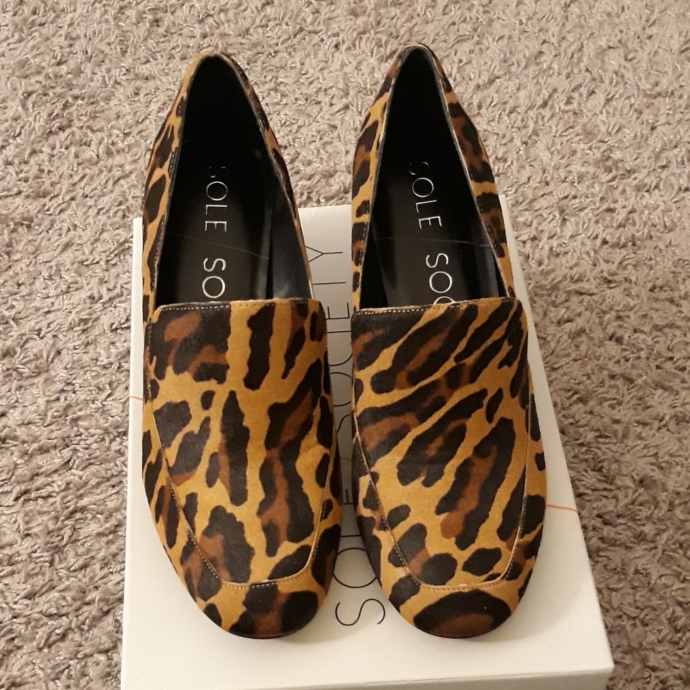 Sole Society Madigan Animal Print Loafer